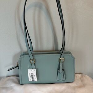 NWT Coach Swing Zip in Bluebell